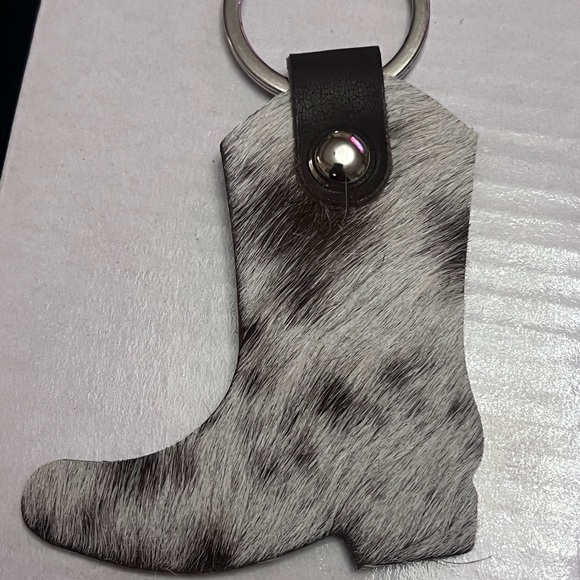 Cowhide Boot Keychain - Picture 2 of 3